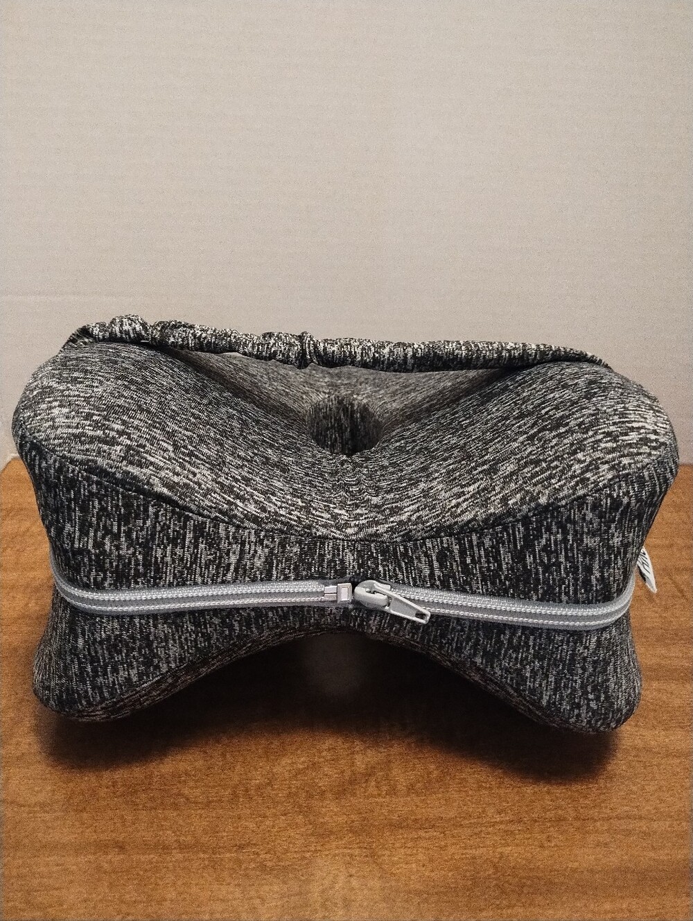 Gray Sciatica Relief Pillow with Zipper
